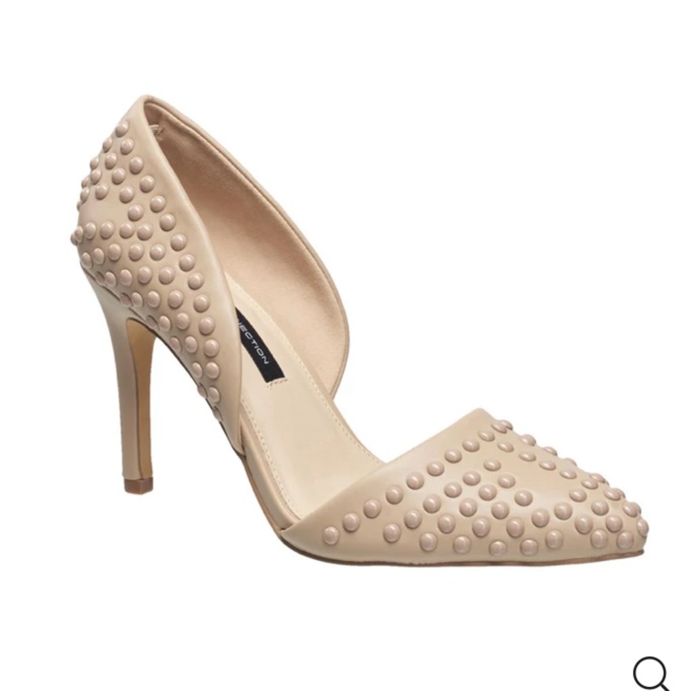 French Connection Forever Studded Pump, size 7, NWT